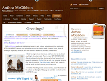 Tablet Screenshot of antheamcgibbon.com